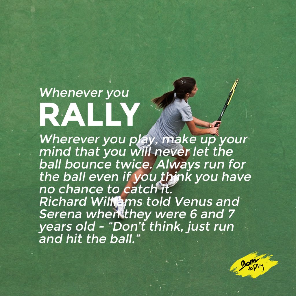 borntoplayindia's tweet photo. Don't think!
#LetsPlayMore
#Tennis #BornToPlay https://t.co/AJvRHh3Wzw