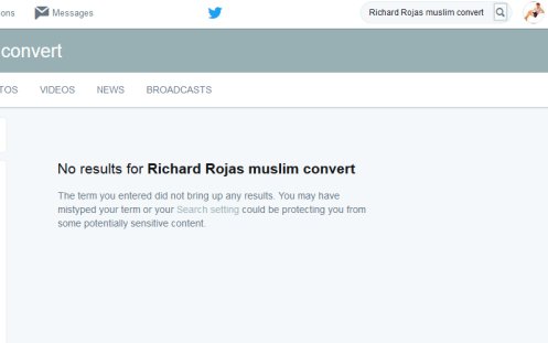 velvethammer's tweet photo. Not one single tweet containing search terms 'Richard Rojas muslim convert'??
VERY hard to believe.
#TimesSquareAttack #timessquarecoverup https://t.co/hYp5Eec3S9