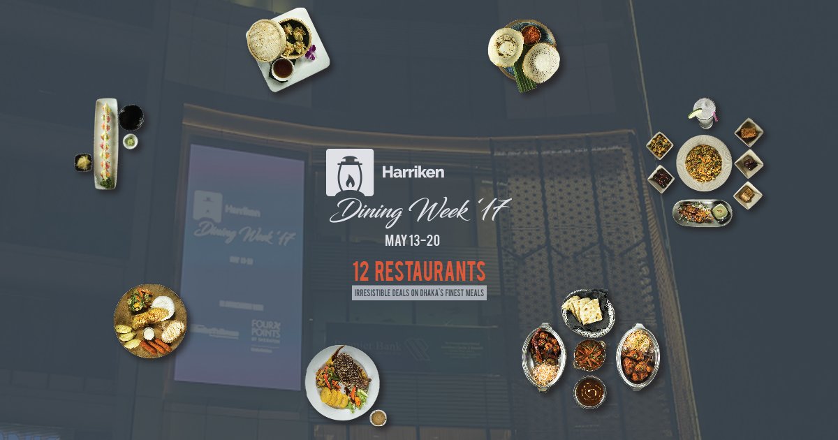 harrikenbd's tweet photo. One more day to go! 

Grab amazing deals at 12 of Dhaka's finest restaurants!

#HarrikenDW17  #DineLikeABoss https://t.co/Taw9mAFD7l