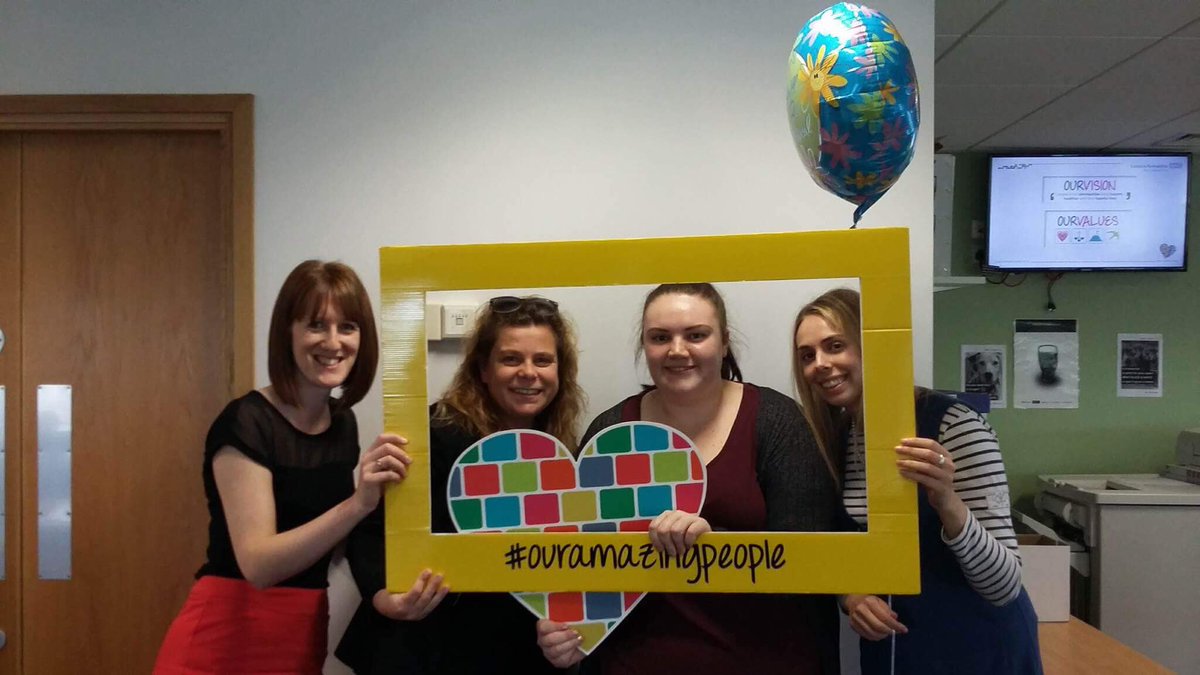 Kathlhughes's tweet photo. Farewell to @AilsaMartin2 our fabulous intern off to pastures new im sure @UHMBT will look after you always part of our #commsfamily 😭 https://t.co/8rnFuHTHfo