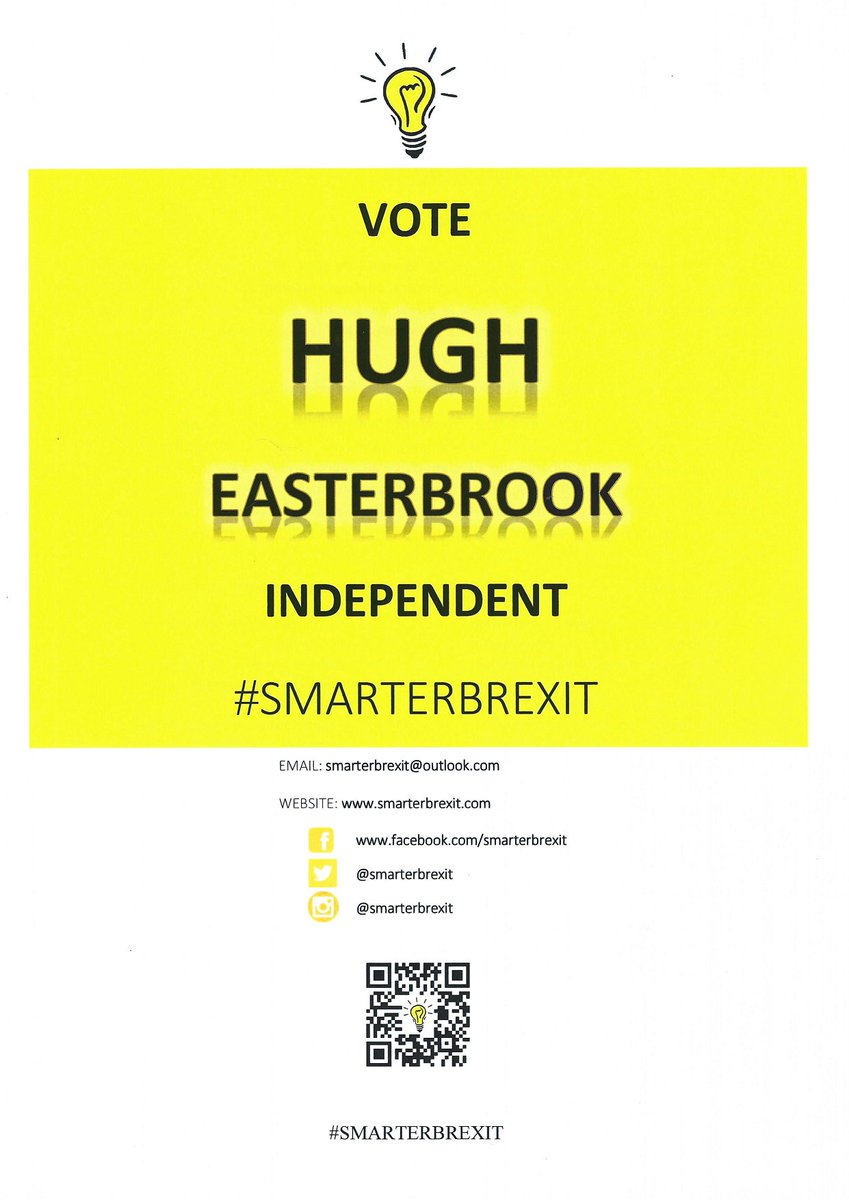 HampsKilburn's tweet photo. A leaflet from independent #HandK candidate Hugh Easterbrook @smarterbrexit #GE2017 https://t.co/yrjpChnjRT