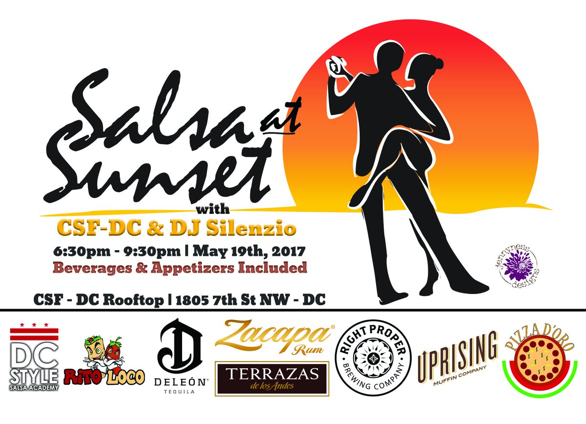 DC_CSF's tweet photo. @DC_CSF #SalsaatSunset is TODAY! There are still a few tickets available! https://t.co/ImJTjWhBh0 https://t.co/ctbInLDEc2