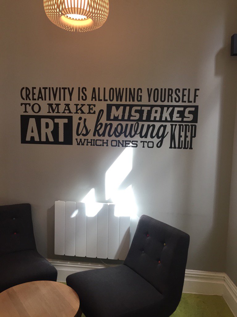 RobChapman_Co's tweet photo. Very interesting visit to @CQdiff this morning courtesy of Fran Clarke. What great, creative space - "a little gem". https://t.co/kxFDSgylfb