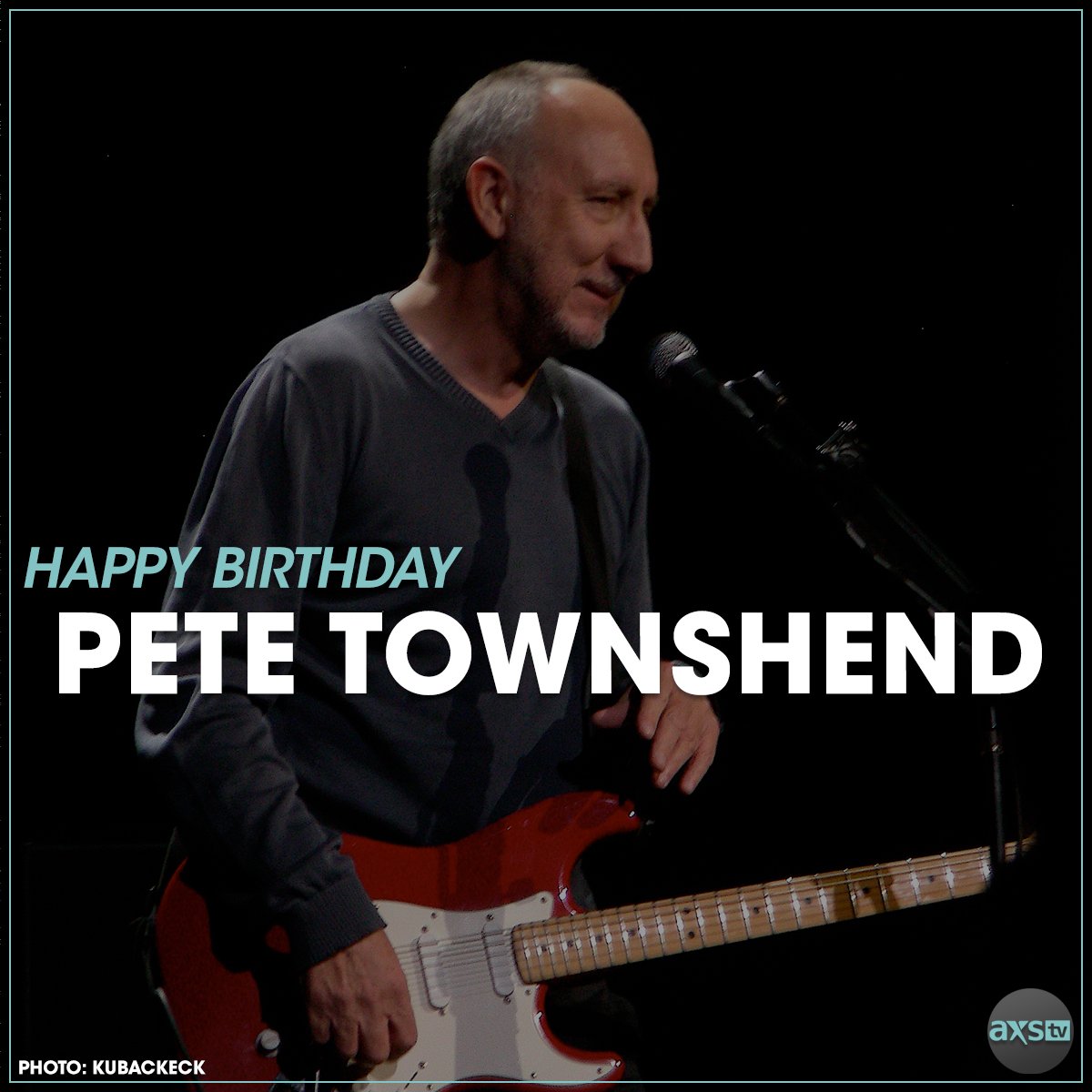 Happy Birthday to Pete Townshend of 