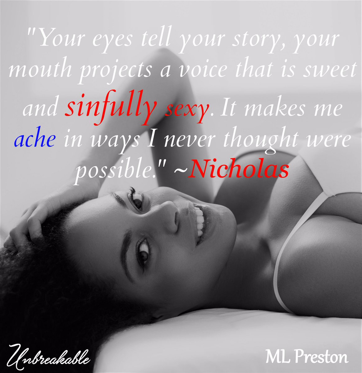 TAHITIVANILLA's tweet photo. OUT NOW! UNBREAKABLE by @ml_preston! #unbreakable #undeniableseries #MLPreston https://t.co/NQ9jkeetK3 https://t.co/e9u1j1FbIa