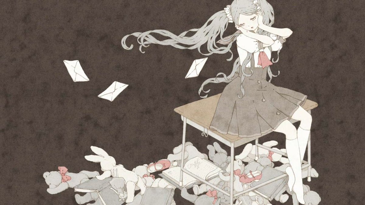 嘲笑のひよこ すすき 終物語 第六話 そだちロスト 其ノ参 エンドカード 絵師 今井キラ 終物語 物語シリーズ Monogatari そだちロスト Bs11 Tokyomx 今井キラ