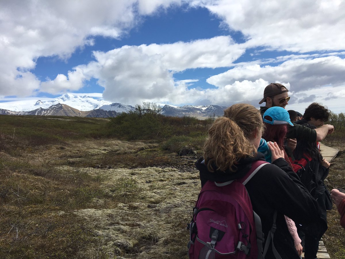 stelling_rci's tweet photo. Hiking in Europe's largest National Park. Spectacular views!  @kennlharvey #RCIceland https://t.co/rwEXnzbIB5