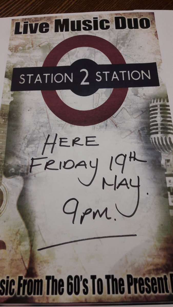 And today we also have station2station singing anything from the 60 s to present day 🎹🎸🎤🎶🎶🎶🎶🎶