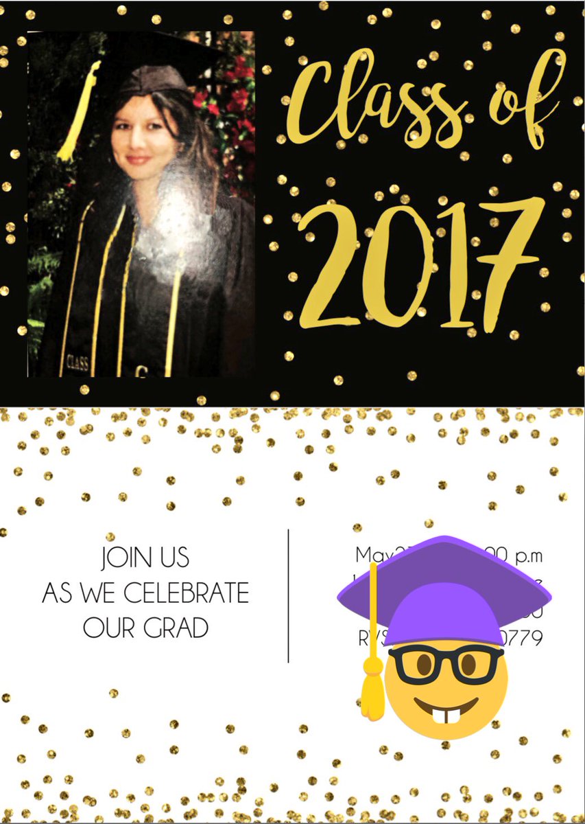 flowerdmr's tweet photo. Countdown! Let's celebrate #classof2017 #schoolpsy #gradschoolโ๏ธ https://t.co/BEdNFhgEsY