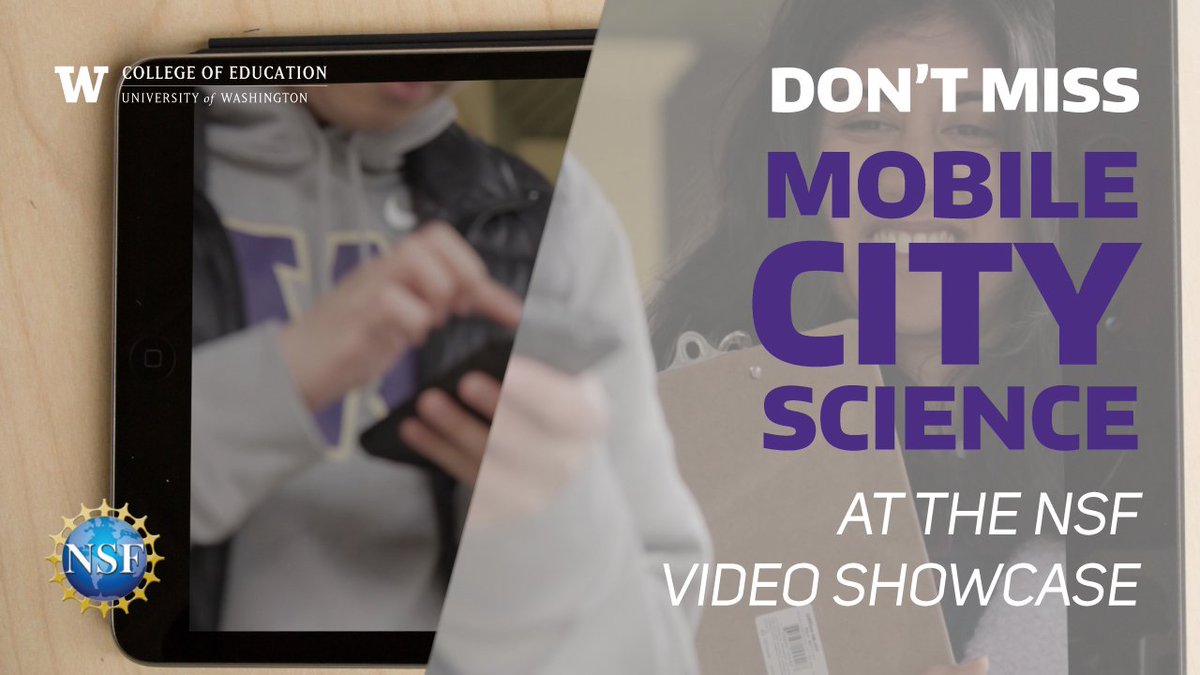 UWCollegeOfEd's tweet photo. #STEMed project #MobileCityScience gives youth a voice in their community: https://t.co/WvxNUnFXdw. #STEMvideohall @KayteeTaylor https://t.co/sl6krPeE50