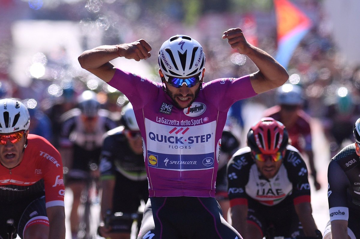 giroditalia's tweet photo. 4 stage wins at 22 years of age at the Giro. in this century only two riders managed it: Damiano Cunego in 2004 and Fernando Gaviria in 2017 https://t.co/njO3yYdo8p