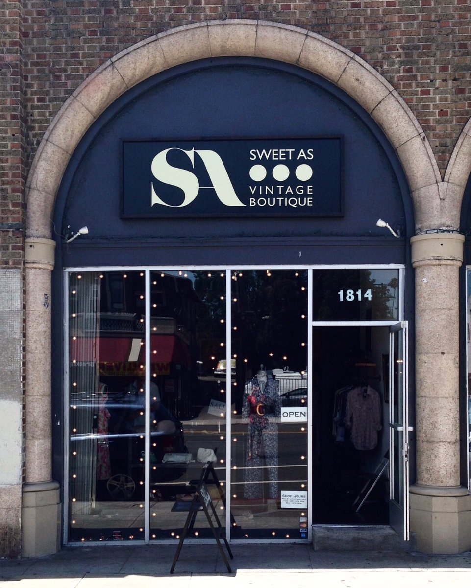 This Sunset Blvd shop is sadly no longer but it was fun to create the #branding, channeling Bridget Bardot &amp; Angelica Huston for retro glam!