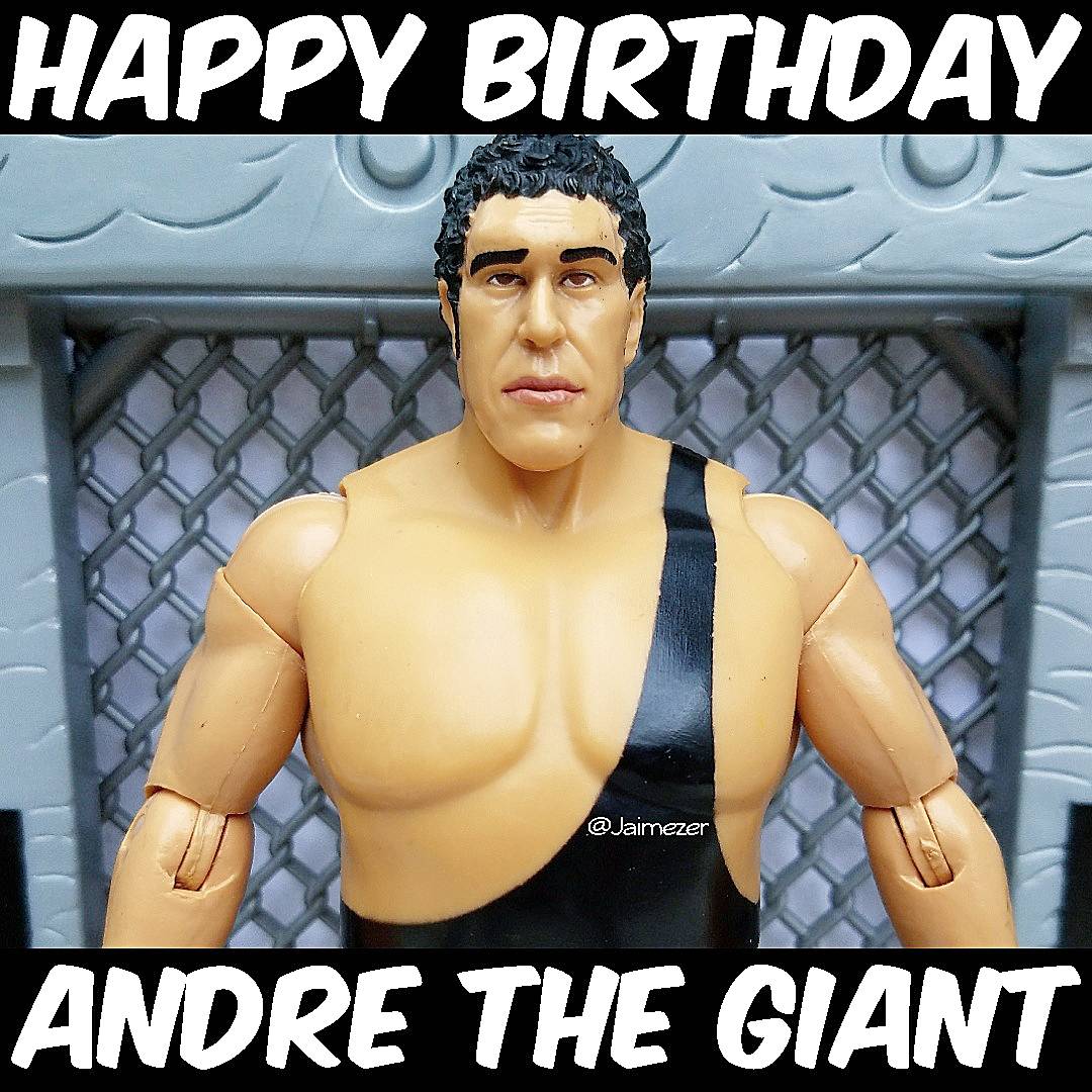 Happy Birthday to Andre the Giant!
RIP (May 19, 1946 - January 27, 1993) 