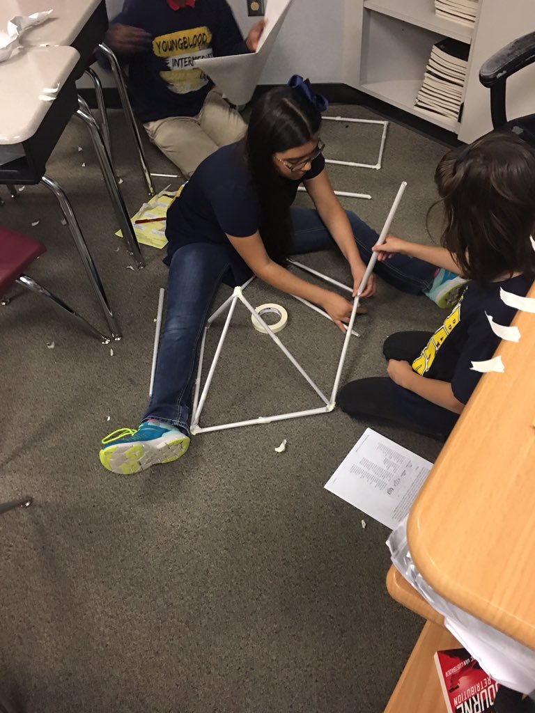 danny_dlo24's tweet photo. @YgbIntScience @YgbInt @AliefScience #STEM conference 3rd day #ygbSTEM building geometric figures out of newspaper https://t.co/bEwDEIrGA9