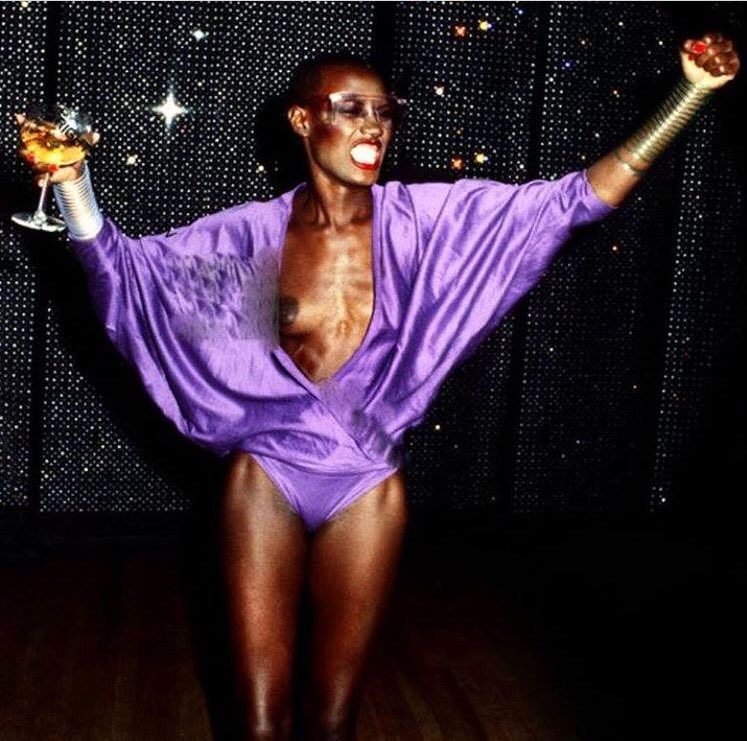 Happy Birthday to the mighty Grace Jones. And thanks to for the heads up on this for-all-time shot. 
