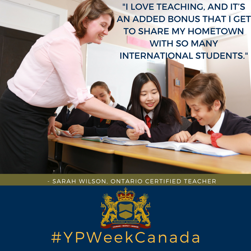 Fulford_Academy's tweet photo. Ms.Wilson is a teacher at FA and can't imagine living anywhere but in @BrockvilleONarea #YPWeekCanada #FulfordFamily https://t.co/lMdmXgf3hh https://t.co/OLJTD7OLJC