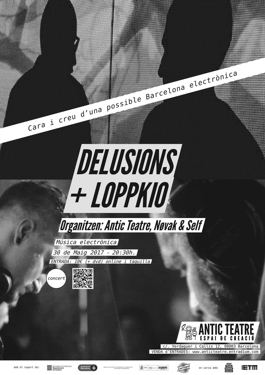 El próximo 30 de Mayo nos volvemos a juntar con Delusions. Los bombos que no usemos se regalarán en una bolsa. 0,3 céntimos, que se cobran