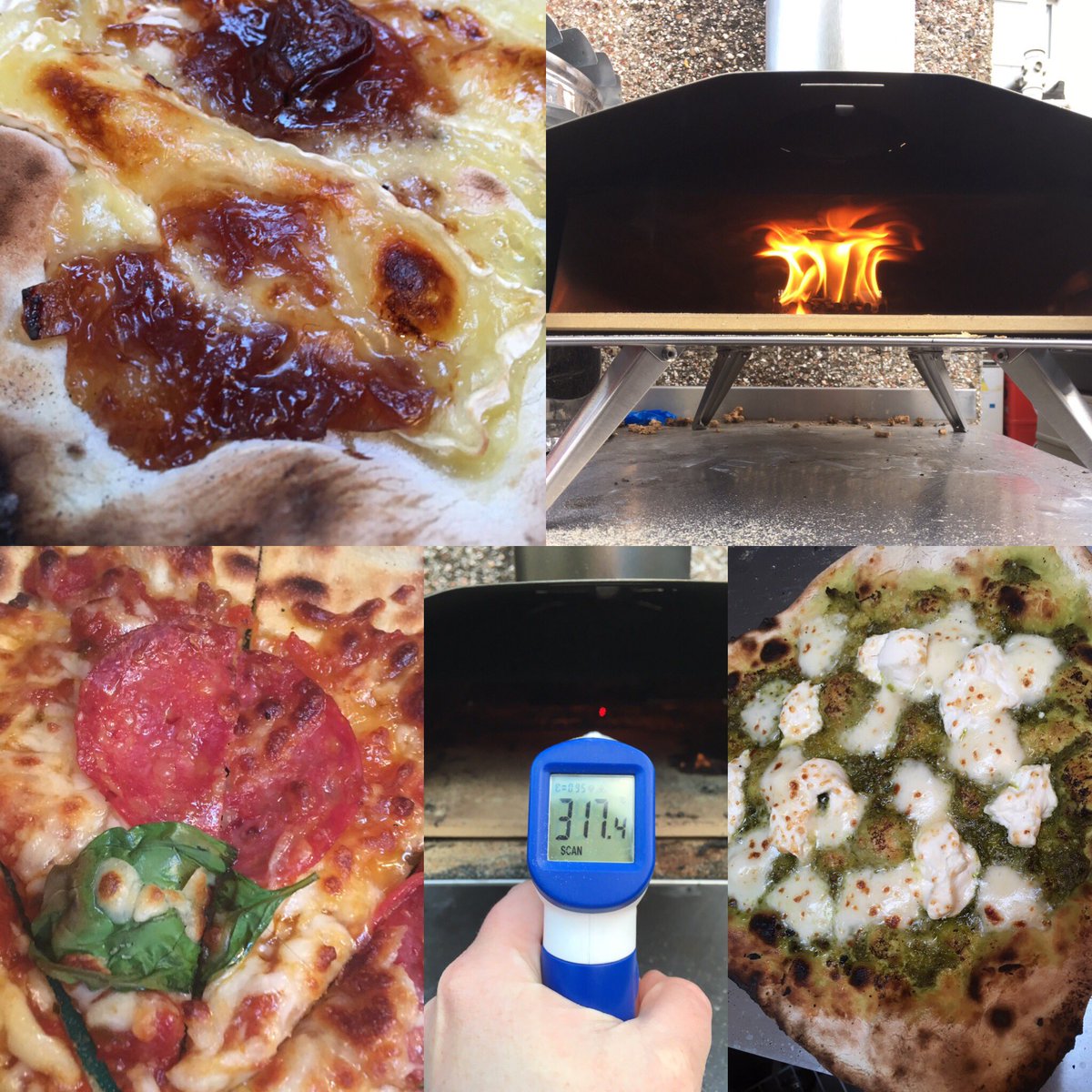 ThePitmistress's tweet photo. @UuniHQ @etiltd still playing with my new #pizzaoven camembert & onion chutney has to be my #favourite #pizza #outdoorcookin #foodie https://t.co/RGH3EyWyga