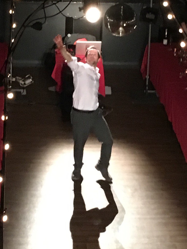 Carwyn and his dancing feet #gog @theatrbaracaws <a href="/lisajenbrown/">lisa jên</a> #bc40 - diolch Bethesda