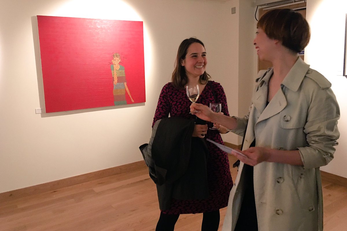 CommonSomething's tweet photo. At the fabulous new gallery opening this evening @JesusCollegeCam #cambridge #art https://t.co/8qBDsHFzQU