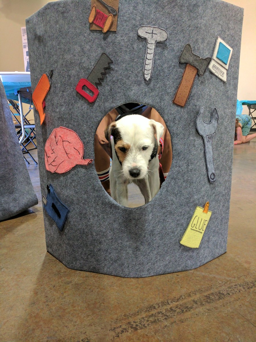 dwk1rk's tweet photo. Hank's dream #makerspace is full of possibilities, how about yours? Show the world at #makerfaire #MakerEdStage! #makerEd @MakerEdOrg https://t.co/KbQlVH2ewE
