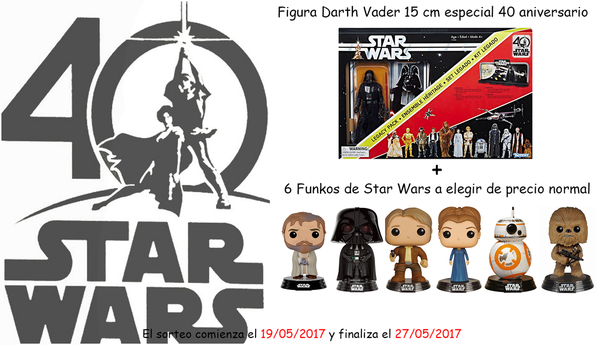EiProfeta's tweet photo. ¡Sorteamos un lotazo de Star Wars!

Para participar:
-Da RT
-Sigue a @Atlantica30

¡Suerte a todos! 

#Atlantica30 #40AnniversaryStarWars https://t.co/WW6lKsaSec