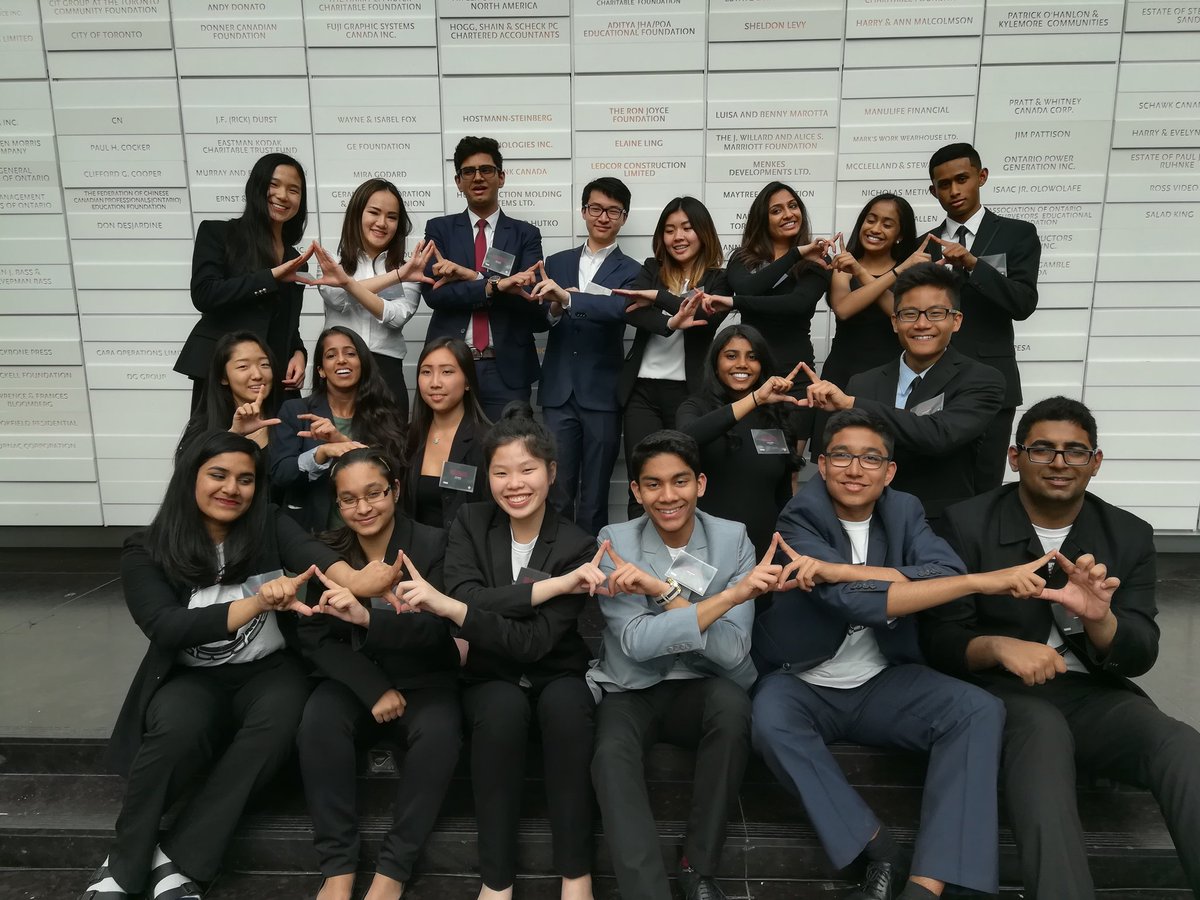 BezhTO's tweet photo. Junior Achievement represent!! @SAGECanada https://t.co/qf7NlPD792