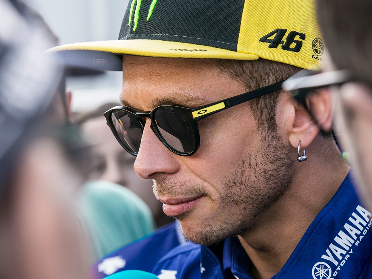Even when he isn’t riding, @valeyellow46 never takes his eyes off his obsession. #CantStop oak.ly/2qKf22P