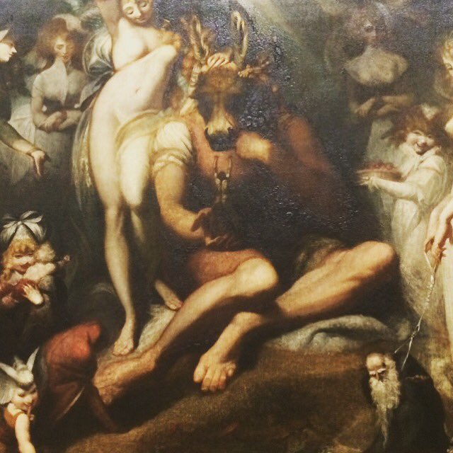 ediebabes's tweet photo. Titania and Bottom, by my fabourite artist, Henry Fuseli. Highlight of yesterday was seeing this masterpiece #tate https://t.co/pt8Lu2URgK