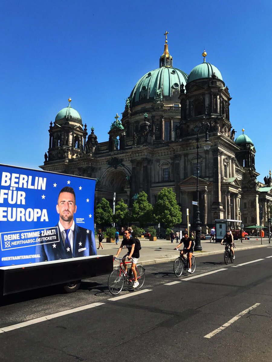michaelpreetz's tweet photo. Europa braucht ein starkes Berlin. Morgen gilt's! Also, kommt zahlreich, liebe Berliner. #hahohe #BSCB04 https://t.co/9dE2hvEJzL