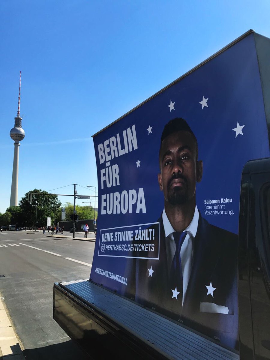 michaelpreetz's tweet photo. Europa braucht ein starkes Berlin. Morgen gilt's! Also, kommt zahlreich, liebe Berliner. #hahohe #BSCB04 https://t.co/9dE2hvEJzL