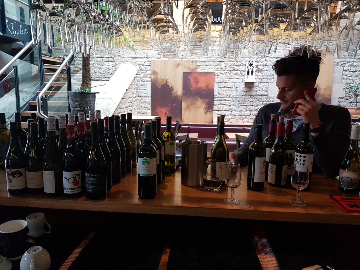 Great tasting with @LesCavesPyrene today <a href="/1855oxford/">1855 Wine Bar</a> we love #natural #organic #biodynamic wines