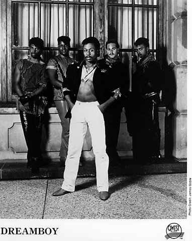 1980sfanatic's tweet photo. A rare promo print from Qwest Records featuring the members of Dreamboy (1984). #1980s #Electro #Funk #Soul #Music #Promo #RCPrint https://t.co/Pk9xhaFOEB
