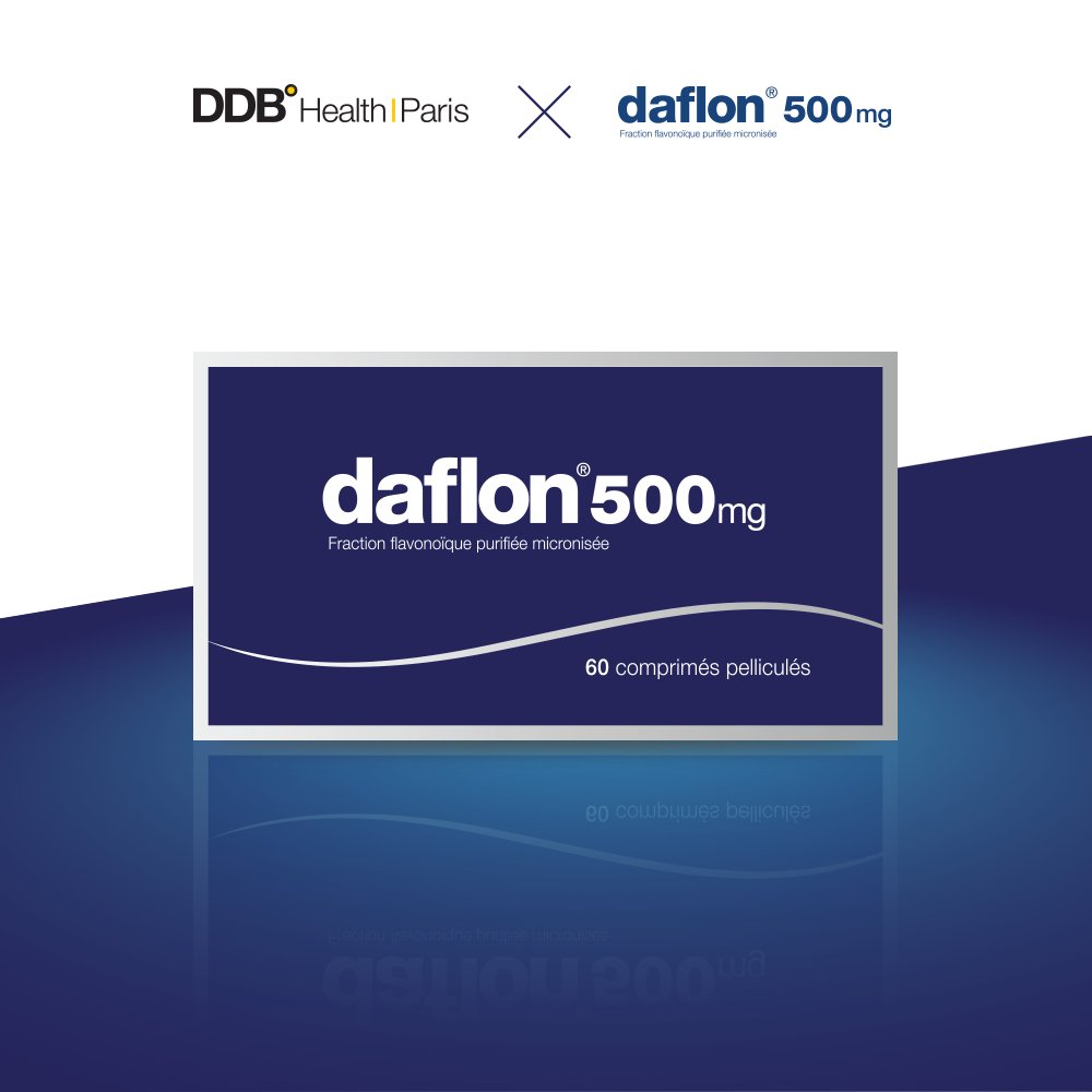 DDB Health est fier de réaliser la nouvelle campagne de communication de la marque Daflon 500mg. De la légèreté dans l'air !