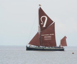 GretaBarge's tweet photo. Greta is now back in Whitstable Harbour. We shall soon be publishing scheduled sailing dates on our website https://t.co/VL5P2Dv1Yr https://t.co/cjbukutIem