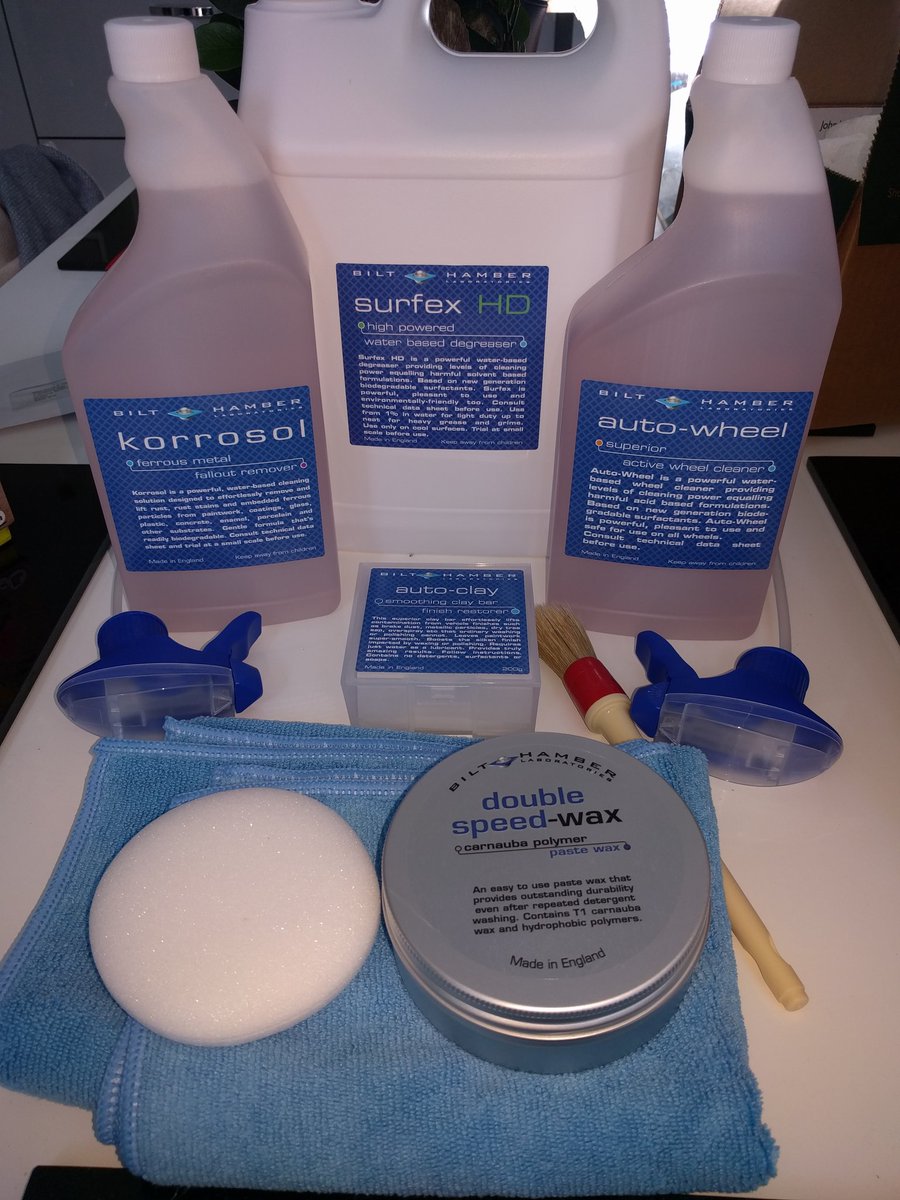 mattpone's tweet photo. Always good to get a delivery from Bilt Hamber just before the weekend!! :D @BiltHamber #detailingtime https://t.co/eMqnkS7NOx