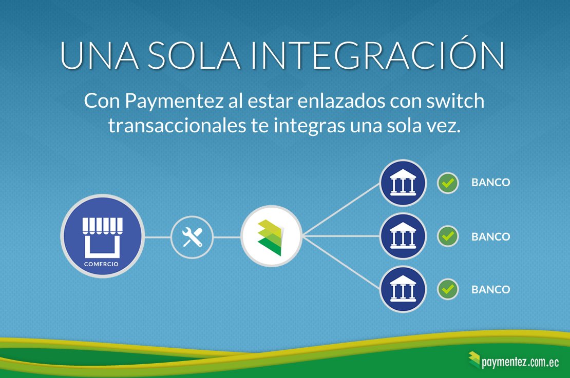 paymentezec's tweet photo. Con #Paymentez al estar enlazados con switch transaccionales te integras una sola vez. #paymentezEcuador #ecommerceEcuador #api https://t.co/Z48KeUmtoq