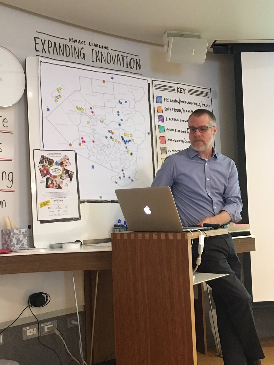 Jeff_Evancho's tweet photo. @remakelearning @LUMAInstitute inspired by #expandinginnovation across the region #RemakeDays -Proud of the great work and collaboration https://t.co/6LRZ3GP80g