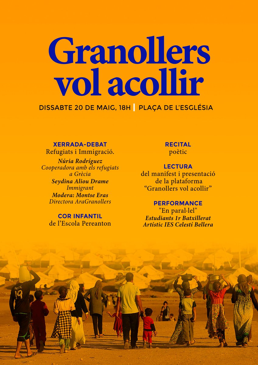 elcairo_ajg's tweet photo. Demà ens sumem a la presentació de la plataforma Granollers vol acollir. Que no hi falti ningú! #volemacollir https://t.co/xJc1orxqyd