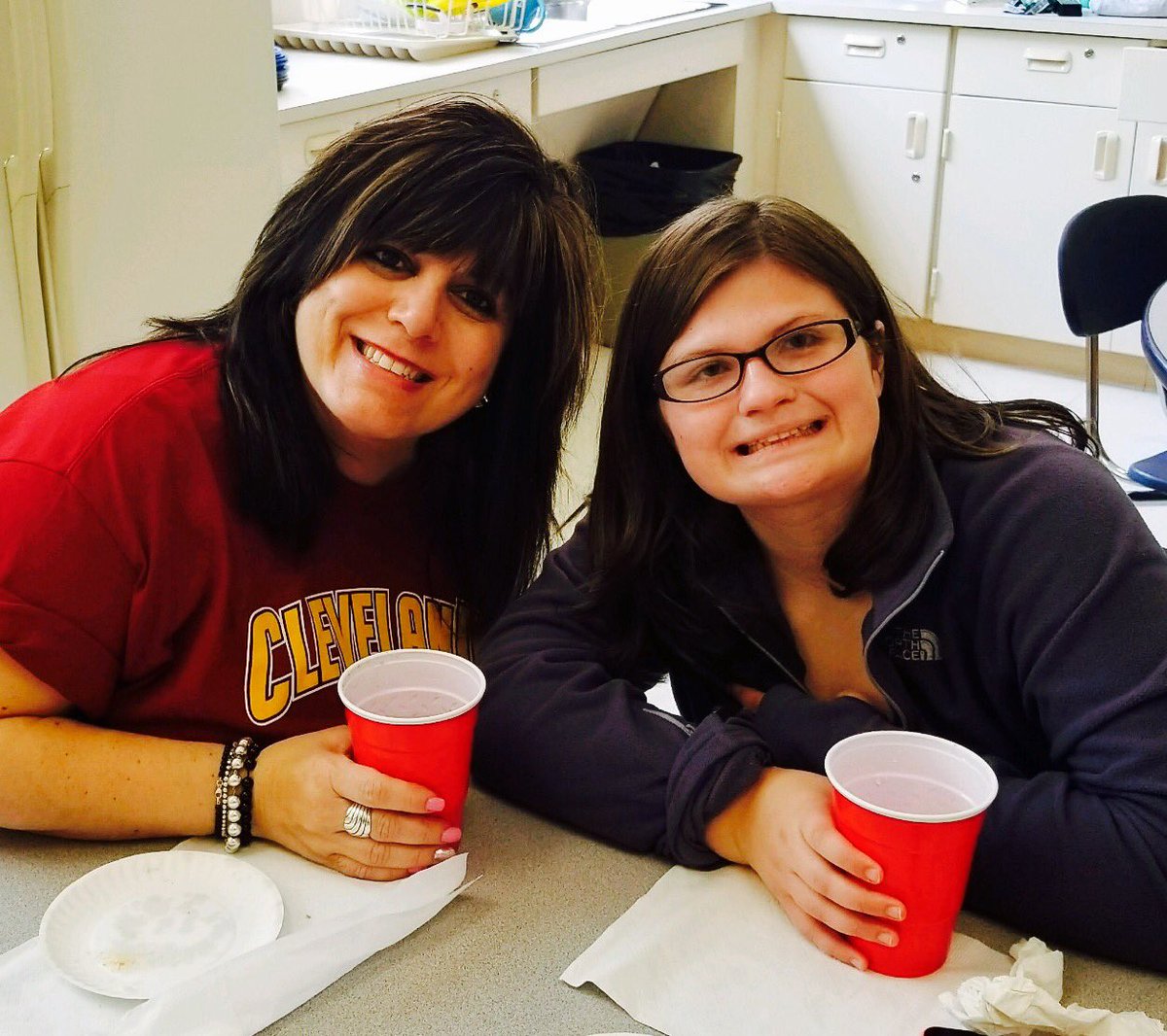 Just had lunch with our TASK students to celebrate our Special Olympics success! Thanks for the invitation Grace!