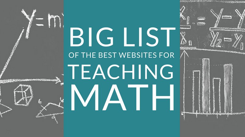 Best Websites for Teaching Math: More Than 50 Resources! bit.ly/2qEi4Tc #mathchat #edchat