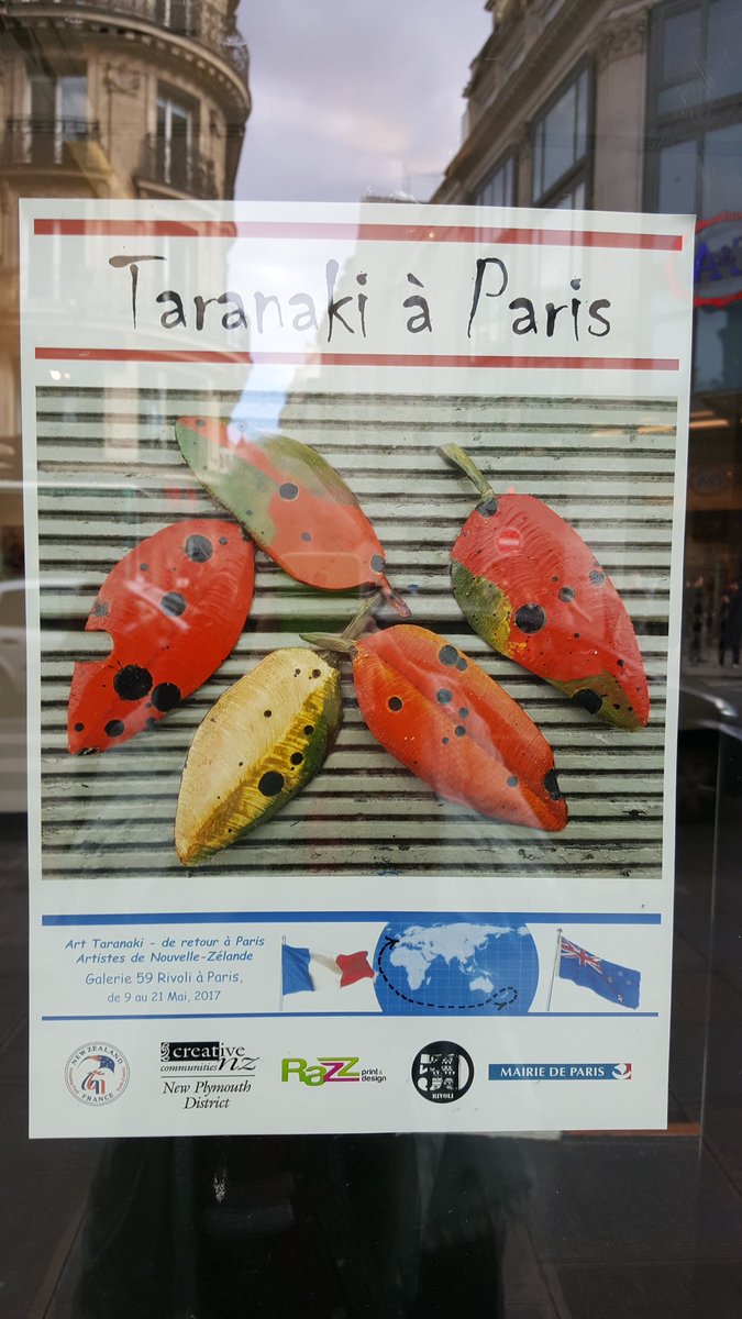 caius00's tweet photo. L'art Taranaki est à  Paris, vite il vous reste 2 jours pour découvrir ces artistes. Au 59 rue de Rivoli. https://t.co/yE7tb9Y0S5
