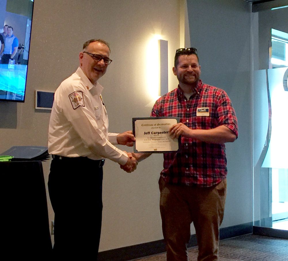 JobOneKC's tweet image. Jeff Carpenter, #JobOne Customized Employment Specialist, graduated from the @IndepChamber's #LEADprogram yesterday! Congrats!