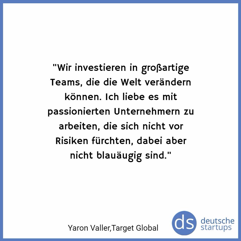 KarstenTGruber's tweet image. Diese Woche im #VCInterview: Yaron Valler, General Partner bei Target Global. lnk.al/4nvO