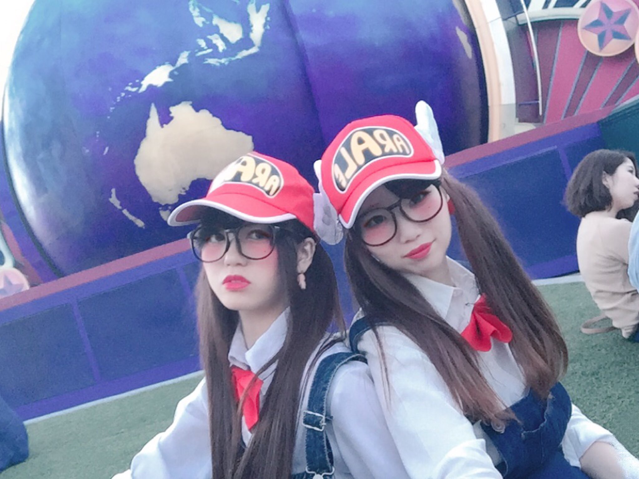 ユニバのアラレ ユニバーサルスタジオジャパン ユニバ ｕｓｊ コスプレ アラレちゃん 双子コーデ 気になったらフォローお願いします らぶりつください T Co Ggqzrurrer Twitter