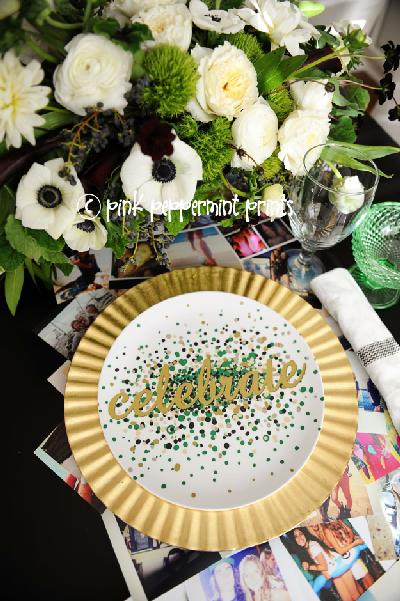 Graduation celebrations call for lots of glitter, am I right? Check out these plates by <a href="/pinkpeppermintp/">PinkPeppermintDesign</a> // bit.ly/2pIB1XL
