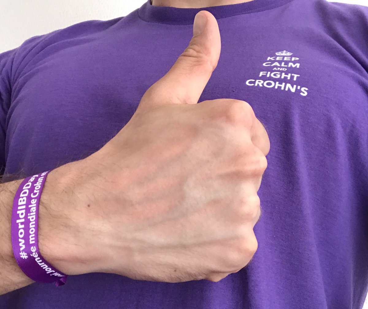 PA_Dross's tweet photo. Dress code violet pour cette journée de mobilisation @afaCrohnRCH #worldIBDday2017 #Crohn #RCH https://t.co/bfj4BKwYZ1