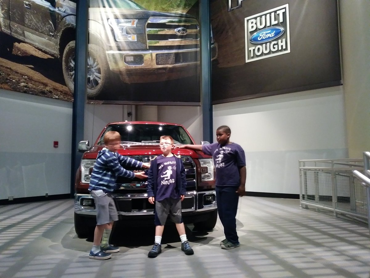 4thThurston's tweet photo. Fourth grade Ford Plant Tour- the  home of  the Ford 150 truck. @4thThurston , @a2Thurston . https://t.co/oq4nl3bocx