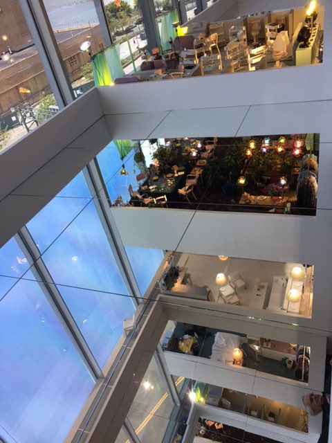 TGLNYC's tweet photo. It's like falling end over end thru sky & space & cultures & these anxious times. Where am I? Where r we? #samaragolden #whitneybiennial Wow https://t.co/jzyVvudRiW