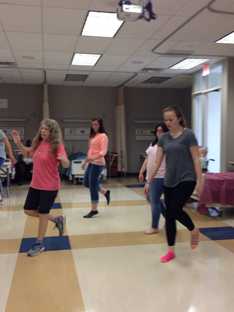 GTexler's tweet photo. Line dancing in PN lab. https://t.co/e0akeN1xxl